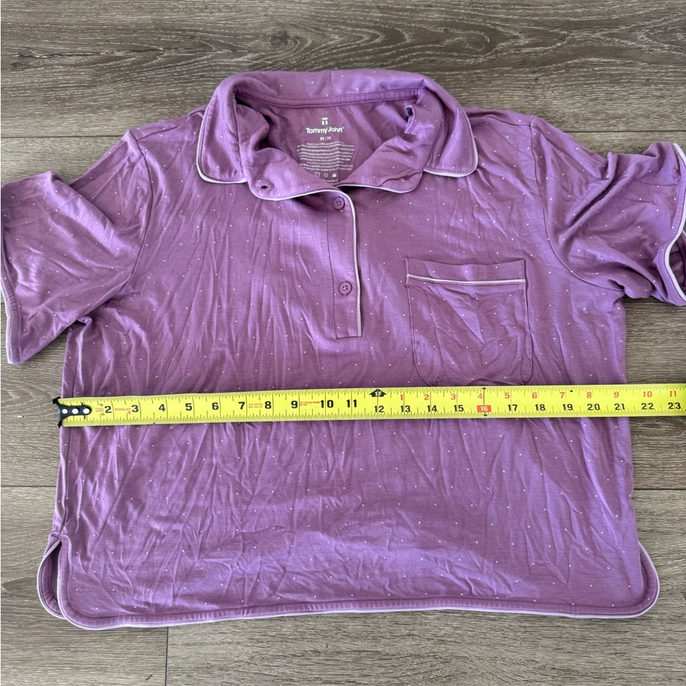 Tommy John Purple and White polka dot Pajama set - Picture 4 of 7
